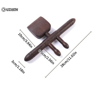 Kuzhen Cloud Shengyang Mở Lại Xẻng Guasha Massage Cạp Tay Cầm Cầm Cầm Tay Đặc Biệt Wenge Gỗ Dụng Cụ Massage HOT