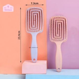 Lược Rối Thiết Kế Xoắn Ốc Hình Chữ Nhật Thông Minh - Giải Quyết Tóc Rối Nhanh Chóng