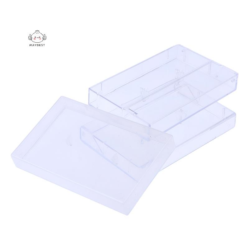 Maybest 1 Băng Cassette Hộp Bảo Quản Trong Suốt Âm Thanh Ghi Từ Tính Hộp Băng Trống Hộp Chống Bụi {VN}