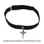 Dây đeo chân co giãn Treeling với mặt dây chuyền ngôi sao Gothic Đen đùi Garter Belt Dạo phố