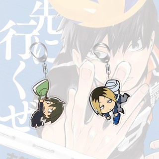 55mm Móc Khóa Haikyuu Nhân Vật Hoạt Hình Acrylic Anime Derivative Bag Mặt Dây Chuyền Sáng Tạo