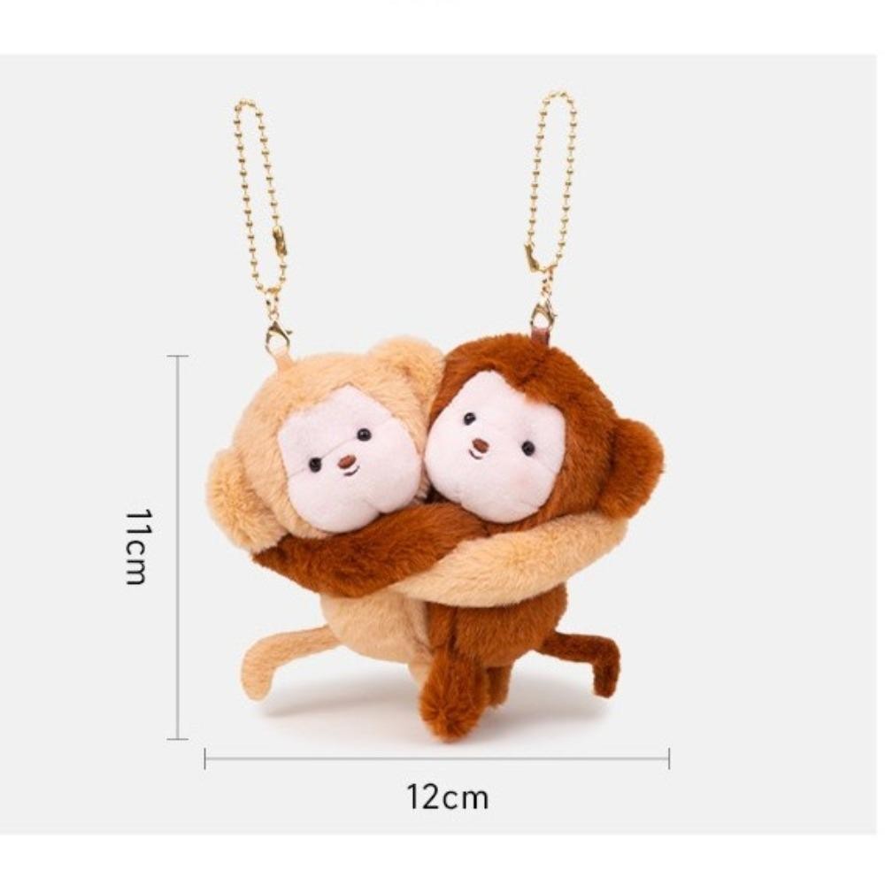 Móc Khóa Búp Bê WOAY, Mặt Dây Chuyền Túi Động Vật Ôm Hoạt Hình, Mềm Mại Dễ Thương Sang Trọng Vui Nhộn Bạn Bè Móc Khóa Cặp Đôi Trẻ Em Quà Tặng