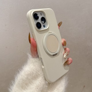 Ốp điện thoại đứng xoay từ tính silicon lỏng cao cấp thích hợp cho iphone16 ProMax 15 14 13 12 11 ProMax chống sốc bảo vệ da máy ảnh mềm mại ốp lưng iphone