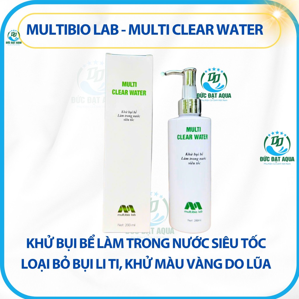 làm Trong nước siêu tốc - khử bụi bể, thuỷ sinh chỉ trong 30-60 phút - Multi Clear Water-Ver.03 2