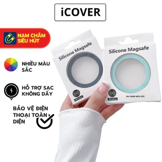 Vòng Magsafe Kim Loại Hít Nam Châm Hỗ Trợ Sạc Không Dây Thích Hợp cho iPhone ICOVER - VMS01