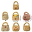 SA Furry Capybara Túi đựng tiền xu Túi dệt kim thực tế Hộp đựng tai nghe Ví tổ chức Túi lưu trữ sang trọng cho du lịch hoặc trường học