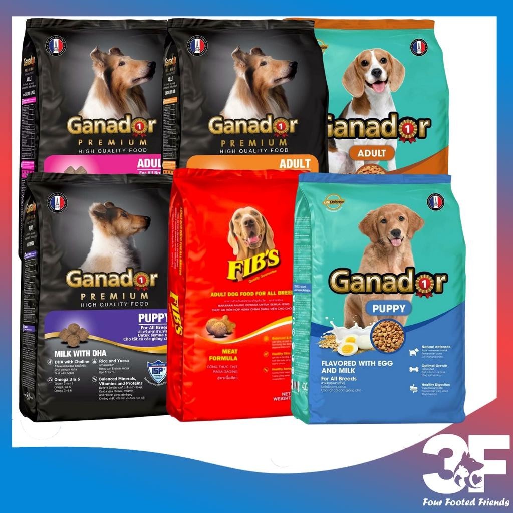 [400g-1kg] Thức Ăn Hạt Khô Ganador Nhiều Vị Dành Cho Chó Con & Chó ...
