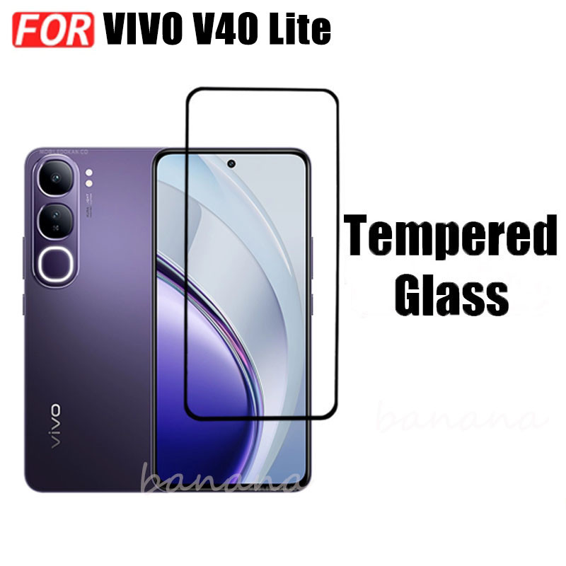 Phim Kính Cường Lực 3 TRONG 1 Vivo V40 Lite Cho Vivo V40Lite 4G 5G Full Cover Kính Bảo Vệ Màn Hình + Phim Ống Kính Máy Ảnh + Phim Mặt Sau