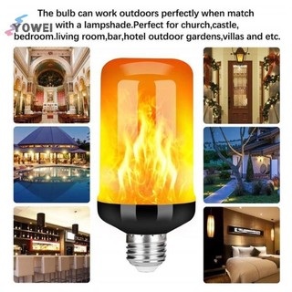 Yowei 1 Đèn LED Hiệu Ứng Ngọn Lửa Bóng Đèn E27 Mô Phỏng Thiên Nhiên Nhấp Nháy Đèn Trang Trí VN