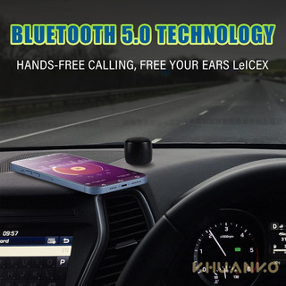 Mini Portable Bluetooth Speaker with HD Sound & Bass, Wireless for Phone/PC/Tablet, Photo Selfie Button, Answer Calls