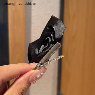 ♥Zb♥ 2 Chiếc Màu Đen Trắng Ruy Băng Kẹp Tóc Vintage Nơ Bên Kẹp Tóc Cô Gái Dễ Thương Barrettes Mũ Đội Đầu Thời Trang Phụ Kiện Tóc Dành Cho Nữ ^ d ^
