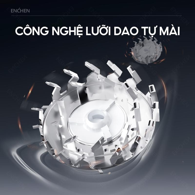 Ảnh Máy cạo râu Enchen Mini Pro - chống nước - lưỡi dao tự mài - lưới kép linh hoạt - BH 6 tháng 4