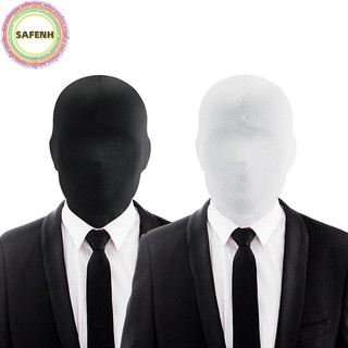Safenh Đen Full Face No Hole Cover Hat Nam Nữ Cs Balaclava Cap Sun Uv Protection Festival Cosplay Đạo Cụ Trang Phục Spandex Full Mask VN