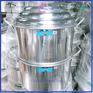 [CHÍNH HÃNG] CHÕ HẤP ĐỒ XÔI NHÔM SIZE 44cm TRƯỜNG THÀNH CAO CẤP HẤP 14KG GẠO, LOẠI 1 DÀY - Phương Trang