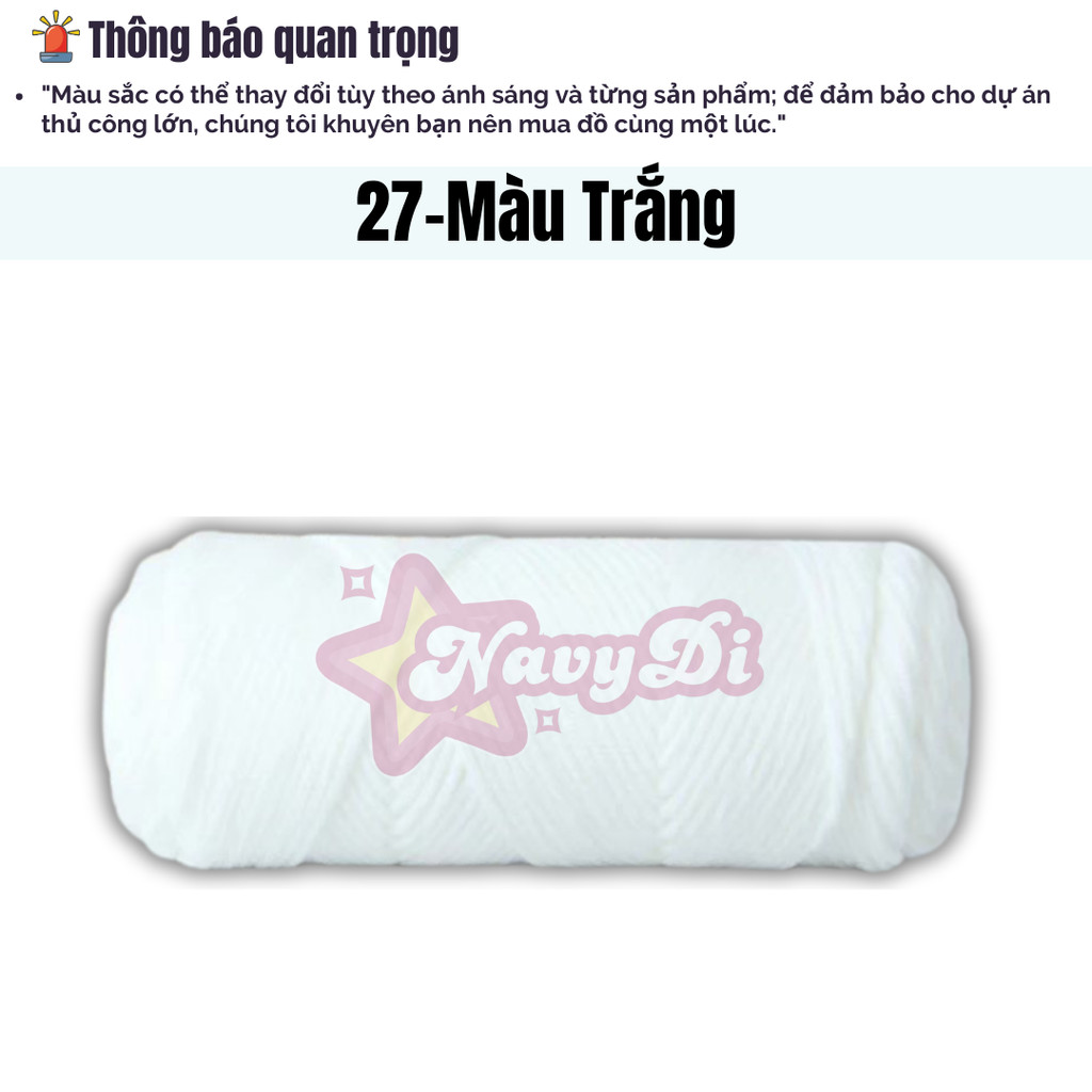 27-Màu Trắng