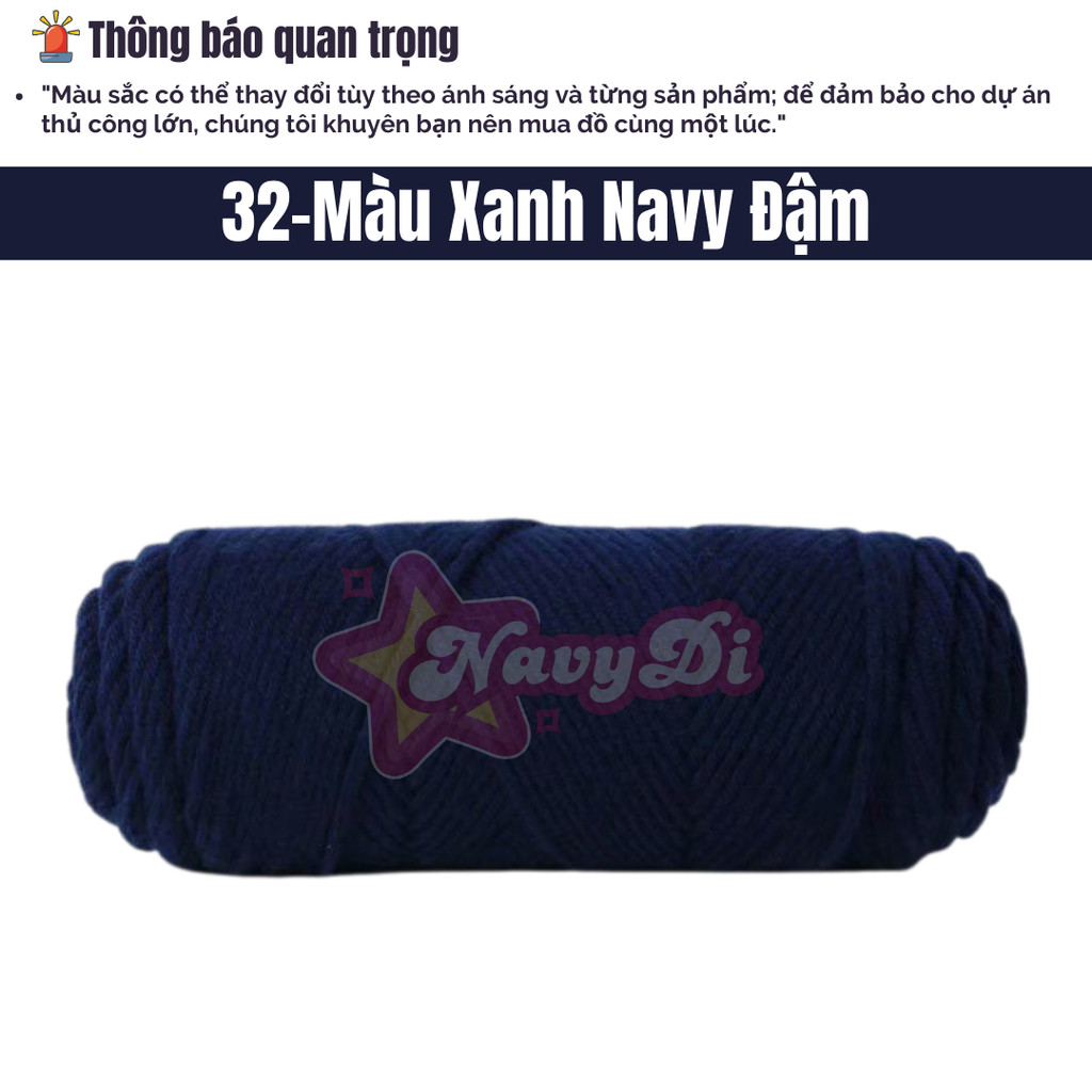 32-Màu Xanh Navy Đậm