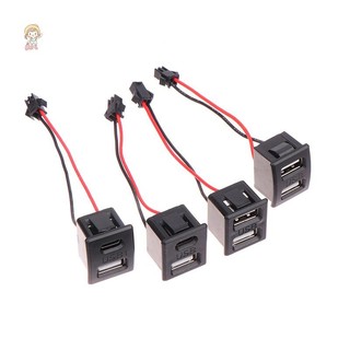 Twe 1PC Đen Hai Lớp USB Nữ Đế Type-C Ổ Cắm Sạc Ổ Cắm Điện Có Đầu Nối Cáp Cổng Sạc USB Giao Diện Dữ Liệu VN