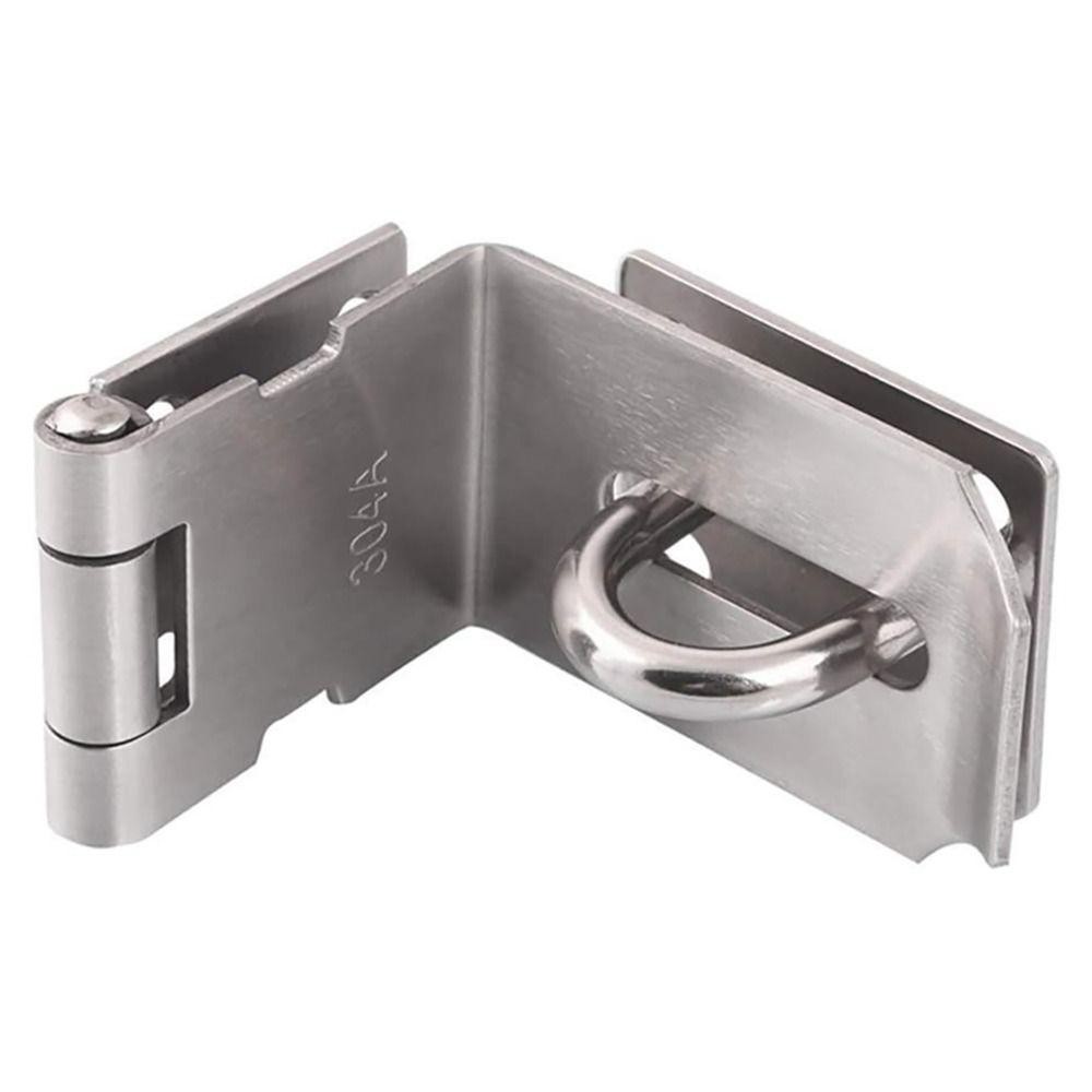 Khóa móc YMIFI, 90° Góc Phải Có Vít Gắn Khóa Cửa, Chốt Cổng Chống Trộm Bằng Thép Không Gỉ Đa Năng Cho Ngăn Kéo Văn Phòng Tại Nhà