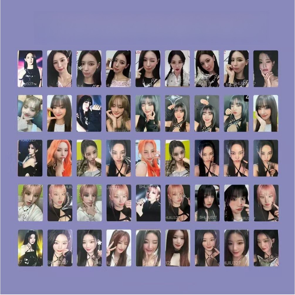 1 gói 2024 (G) I-DLE World Tour I-dol Trading Photo Card Set Gidle