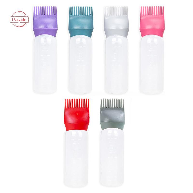Parade 120ml Nhựa Thuốc Nhuộm Tóc Có Thể Đổ Lại Chai Applicator Lược Pha Chế Salon Tô Màu Tóc Dụng Cụ Tạo Kiểu Tóc VN