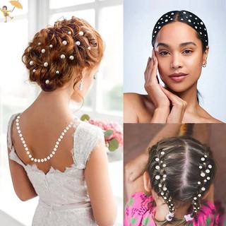 [Gou] 220 chiếc Mix 3mm / 4mm / 5mm / 6mm Ngọc trai dính trên ngọc trai tự dính Nhãn dán ngọc trai mặt cho tóc Trang điểm mặt móng tay DIY Crafts VN