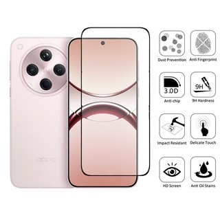 Kính cường lực bảo vệ màn hình 2 trong 1 cho OPPO Find X8 5G 9D Phim bảo vệ kính + Phim ống kính máy ảnh