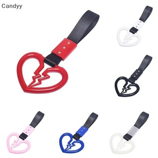 NDY Dễ Thương Vỡ Hình Trái Tim Xe Chống Tĩnh Điện Dây Đeo Trang Trí Cảnh Báo Tàu Điện Ngầm Xe Buýt Tay Cầm Xe Phía Sau Cản Trước Cảnh Báo Vòng N