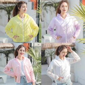 Áo khoác BASA Nữ Mùa Hè Chống Nắng Áo Chống Tia UV Nhanh Khô Thể Thao Áo Gió Đi Xe Đạp Chạy Bộ Áo Sơ Mi BASD
