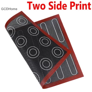 Thảm nướng bánh silicon đục lỗ GCDHome Thảm làm bánh chịu nhiệt 40x30 HOT