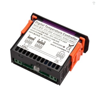 Bộ điều khiển nhiệt độ kỹ thuật số 30A STC-3000 Bộ điều chỉnh nhiệt độ thông minh AC 220V Bộ điều nhiệt tủ lạnh Hỗ trợ sưởi ấm / Làm mát / Hiệu chỉnh nhiệt độ / Khởi động trễ / Cao hoặc Lo