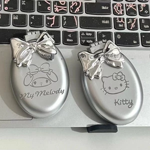 Dễ Thương Sáng Tạo Lật Gấp Túi Khí Lược Mini Di Động Gương Lược Tích Hợp Đệm Khí Massage Lược Nữ