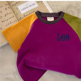 Áo thun ngắn tay màu sắc cho bé trai và bé gái mùa hè mới, cotton nguyên chất, in chữ, phong cách Hàn Quốc cho trẻ em