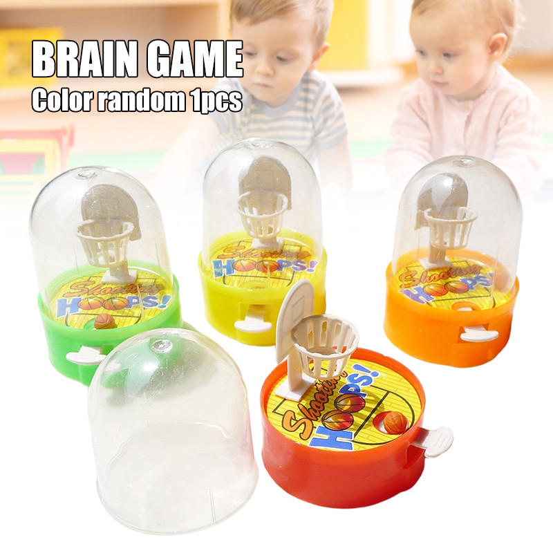 Đồ chơi máy bóng rổ Mini dễ thương Đồ chơi xếp hình bắn súng cho trẻ em Trẻ em