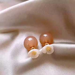 Bông tai nữ đính hoa, thiết kế mới, phong cách sang trọng, ánh sáng cao cấp