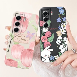 Dành Cho Tecno Camon 40 4G CM5 Ốp điện thoại Silicon Mềm Hoa Hồng Phổ Biến Cho Tecno Camon 40 Pro 4G CM6 Vỏ Chống Sốc