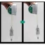 Quả dọi nam châm Linbon,con dọi có từ tính 3m và 6m,lập lòn nam châm,lập loong,cục lập lòn,quả rọi xây dựng,lập lòn xây