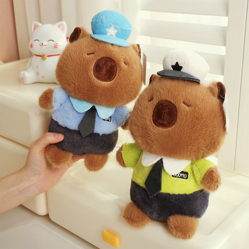 Rytanda Capybara Búp bê voi sang trọng Ong, Đồ chơi sang trọng cho gấu, Động vật mô phỏng dễ thương, Đệm Sofa mềm, Đồ chơi làm dịu trẻ em, Quà tặng sinh nhật bạn gái, Trang trí Giáng sinh