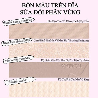 [NEW] Bảng Phấn Bắt Sáng Và Tạo Khối VEECCI Tự Nhiên Lâu Trôi Chống Nước 8.6g Bản Mới