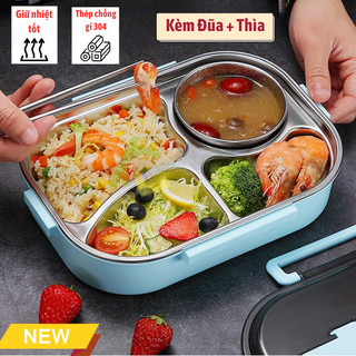 Hộp Cơm Văn Phòng Myd.23 Inox 304 Giữ Nhiệt Gọn Nhẹ Mang Cơm Đi