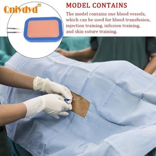 Da Người Venipuncture IV Tiêm Huấn Luyện Silicone Pad Mẫu Venous Blood Vẽ Thực Hành Moudel