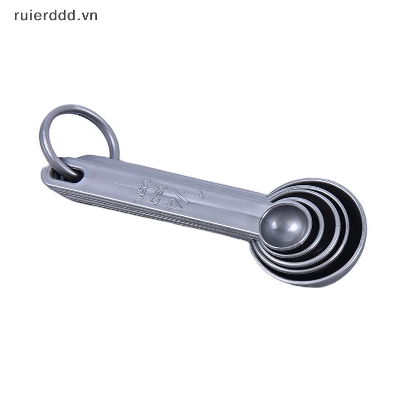 # ruierdd # 5 Cái / lốc Thìa Đo Có Cân Cho Bộ Thìa Nướng Bánh Nhà Bếp Có Cân.