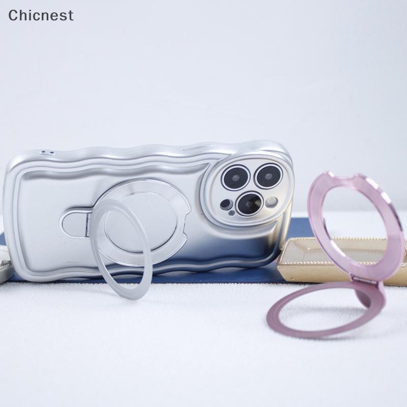 [Chc] 2.5MM Cho Chân Đế Nhẫn Từ Tính Siêu Mỏng Giá Đỡ Điện Thoại Di Động Chân Đế Kim Loại Nam Châm Vòng Khóa Giá Đỡ Cho [VN]