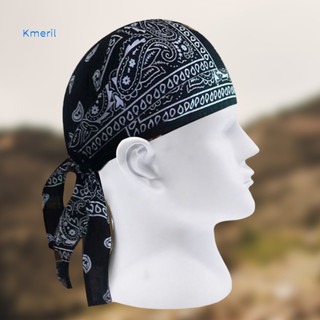 Mũ biker paisley in cho người lớn nam, kèm bandana khăn trùm đầu, phù hợp xe máy