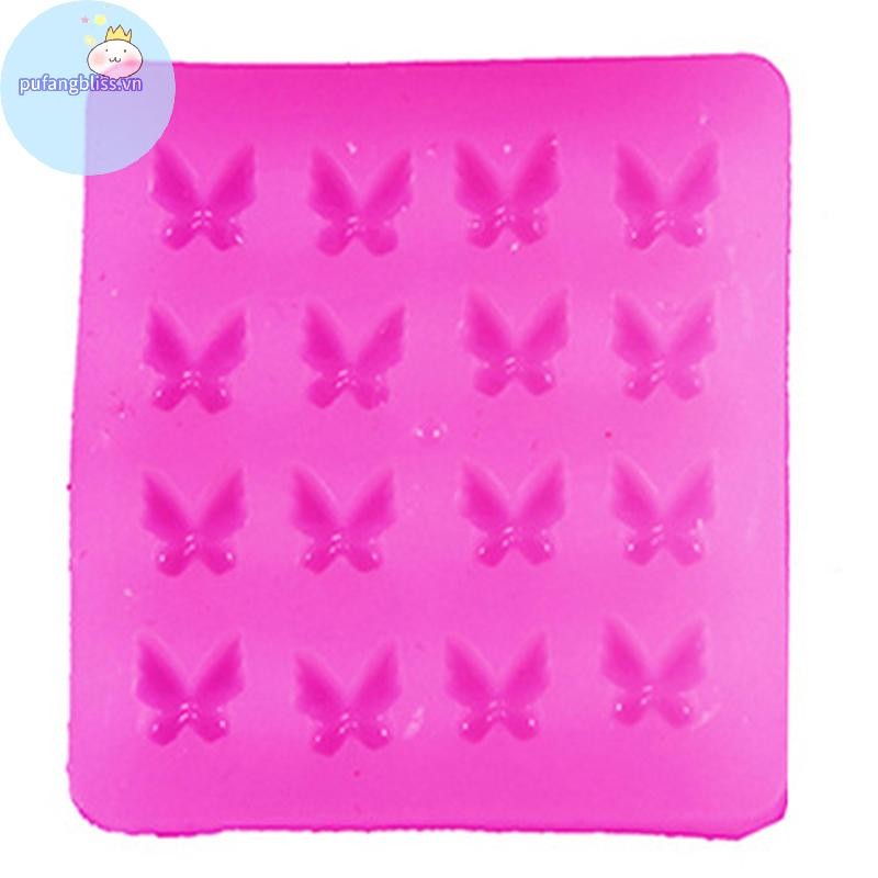 Pufangbliss 1 Cái Hình Khuôn Epoxy Charm Mặt Dây Chuyền Đất Sét Handmade Silcone Khuôn VN