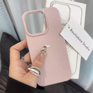 Litchi Họa Tiết Da Kẹo Màu Ốp Lưng Điện Thoại iPhone 16 ProMax 15Pro 15Plus 14 13 12 11 Pro Max Bảo Vệ Toàn Diện Chống Sốc Bảo Vệ Bìa Mềm