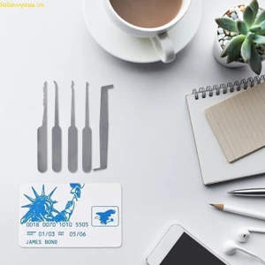 Fol 5 Trong 1 Khóa Cầm Tay Sửa Chữa, Bộ Dụng Cụ Chọn Thợ Khóa, Thẻ Dụng Cụ Tượng Nữ Thần Tự Do