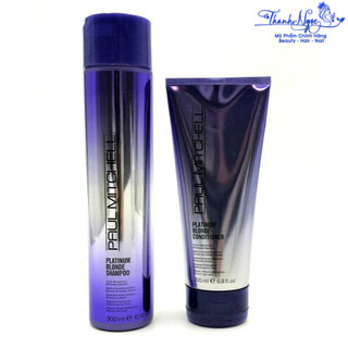 Dầu gội xả tím khử ánh vàng Platinum Blonde Shampoo Paul Mitchell 300ml/200ml [ TN ]
