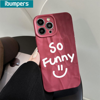 ibumpers Ốp Lưng IPhone Đơn Giản Dễ Thương Mặt Cười IPhone 16 15 14 12 13 11 Pro Max IP 7 8 Plus X XS XR Ốp Điện Thoại Silicon Mềm Chống Sốc Mỏng
