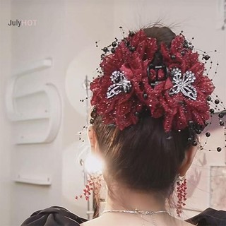 Julyhot Hoa Exagerated sel Kẹp Tóc Tính Khí Đa Năng Kẹp Dành Cho Nữ Bé Gái Đơn Giản Phụ Kiện Tóc Massivedeals Quà Tặng