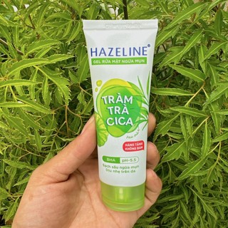 Set 3 Tuýp Sữa Rửa Mặt Haze line Tràm Trà Rau Má 40g/tuýp (Hàng khuyến mãi)